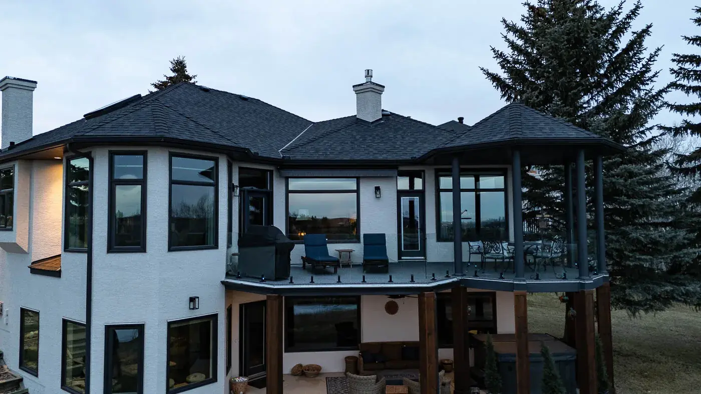 LED glass spigot railing showcase — autoplay loop