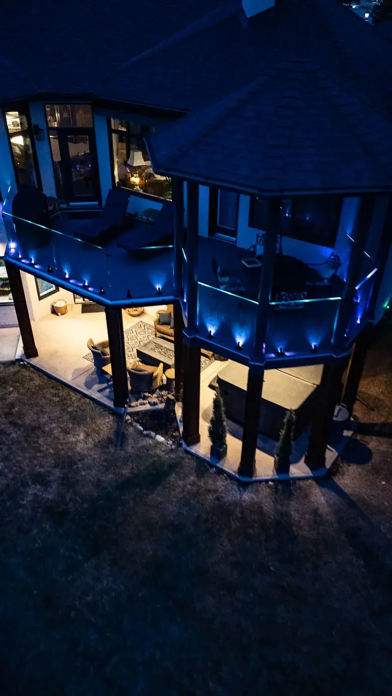 Innovative Railing and Decks - led