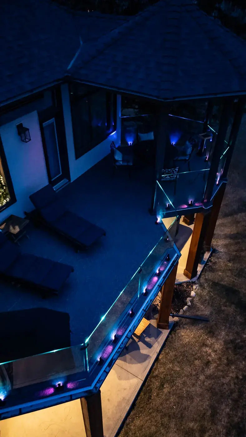 Innovative Railing and Decks - led